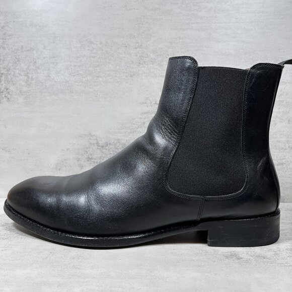 Beckett Simonon Bolton Leather Chelsea Boots - Men's Size 10.5 - Black - Picture 1 of 12